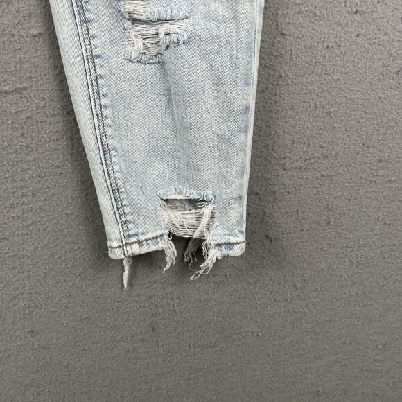 American Eagle Jeans Women’s 4 Mom Jean Stretch Light Wash High Rise - Picture 7 of 16